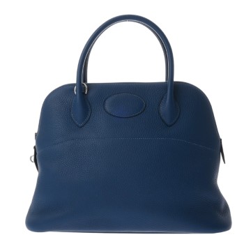 エルメス ボリード 31 ブルーブライトン トリヨンクレマンス レディース バッグ 【中古】【bag】