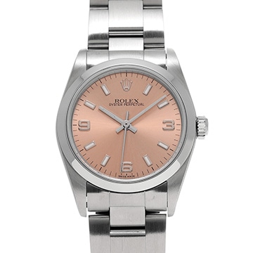 ロレックス オイスターパーペチュアル 77080 ピンク ユニセックス 時計 【中古】【wristwatch】