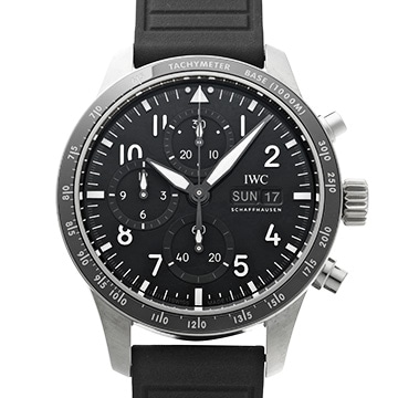 IWC パイロット・ウォッチ・パフォーマンス・クロノグラフ 41 AMG IW388305 ブラック メンズ 時計 【中古】【wristwatch】