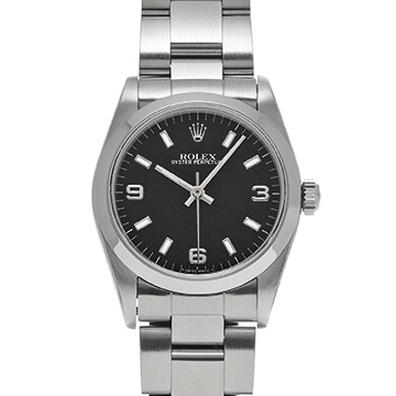 ロレックス オイスターパーペチュアル 67480 ブラック ユニセックス 時計 【中古】【wristwatch】