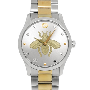 グッチ Gタイムレス YA1264131 シルバー レディース 時計 【中古】【wristwatch】
