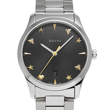 グッチ Gタイムレス YA1264029A ブラック メンズ 時計 【中古】【wristwatch】