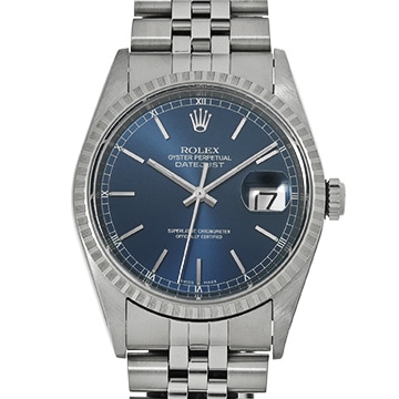 ロレックス デイトジャスト 16220 ブルー メンズ 時計 【中古】【wristwatch】