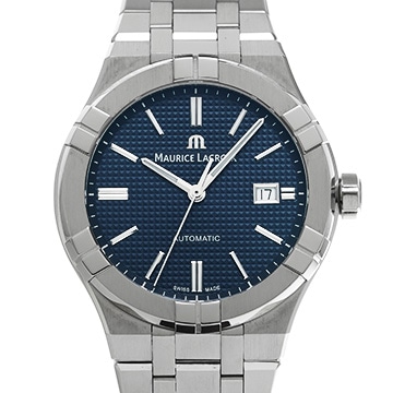 モーリス ラクロア アイコン オートマティック AI6008-SS002-430-1 ブルー メンズ 時計 【中古】【wristwatch】