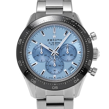 ゼニス クロノマスター スポーツ ヨシダ スペシャルエディション 03.3105.3600/52.M3100 アクアブルー メンズ 時計 【中古】【wristwatch】