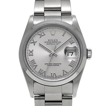 ロレックス デイトジャスト 16200 グレー メンズ 時計 【中古】【wristwatch】