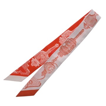 エルメス ツイリー MERVEILLEUSES LANTERNES マルチカラー 063081S シルク100％ レディース 【未使用】【other】