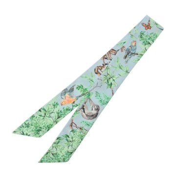 エルメス ツイリー EQUATEUR マルチカラー シルク100％ レディース 【未使用】【other】