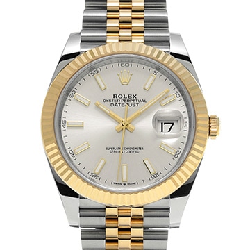 ロレックス デイトジャスト 41 126333 シルバー メンズ 時計 【新品】【wristwatch】