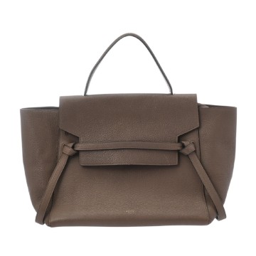 セリーヌ ベルトバッグ ミニ 2WAY ブラウングレー系 176103 レザー レディース バッグ 【中古】【bag】