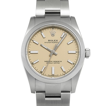 ロレックス オイスターパーペチュアル 34 124200 ベージュ ユニセックス 時計 【新品】【wristwatch】