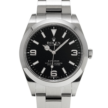 ロレックス エクスプローラー 214270 ブラック メンズ 時計 【中古】【wristwatch】