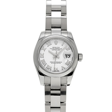 ロレックス デイトジャスト 179160 ホワイト レディース 時計 【中古】【wristwatch】