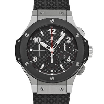 ウブロ ビッグバン スチール セラミック 301.SB.131.RX ブラックカーボン メンズ 時計 【中古】【wristwatch】
