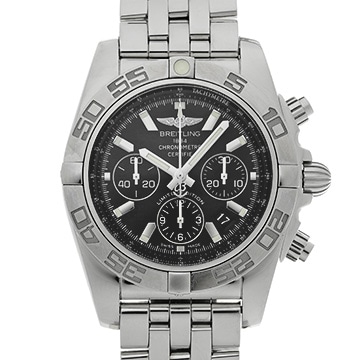 ブライトリング クロノマット 44 AB01114K/BD88 ブラック メンズ 時計 【中古】【wristwatch】