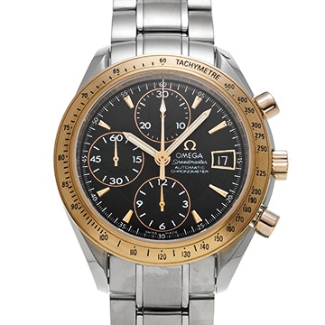 オメガ スピードマスター デイト 323.21.40.40.01.001 ブラック メンズ 時計 【中古】【wristwatch】
