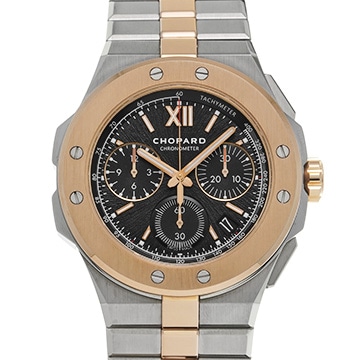 ショパール アルパイン イーグル XL クロノ 298609-6001 ブラック メンズ 時計 【中古】【wristwatch】