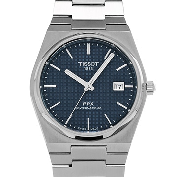 ティソ PRX パワーマティック 80 T137.407.11.041.00 ブルー メンズ 時計 【中古】【wristwatch】