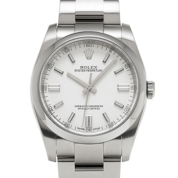 ロレックス オイスターパーペチュアル 36 116000 ホワイト メンズ 時計 【中古】【wristwatch】