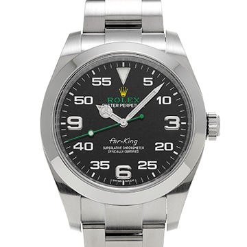 ロレックス エアキング 116900 ブラック メンズ 時計 【中古】【wristwatch】