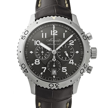 ブレゲ トランスアトランティック タイプXXI 3810ST/92/9ZU グレー メンズ 時計 【中古】【wristwatch】