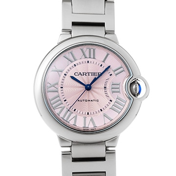 カルティエ バロンブルー ドゥ カルティエ 36mm W6920041 ピンク レディース 時計 【中古】【wristwatch】