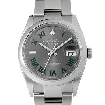 ロレックス デイトジャスト 36 126200 スレート メンズ 時計 【中古】【wristwatch】