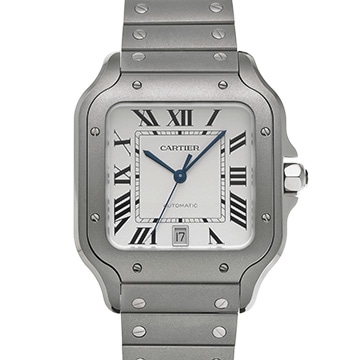 カルティエ サントス ドゥ カルティエ LM WSSA0089 シルバー メンズ 時計 【新品】【wristwatch】