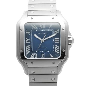 カルティエ サントス ドゥ カルティエ LM WSSA0030 ブルー・グラデーション メンズ 時計 【新品】【wristwatch】