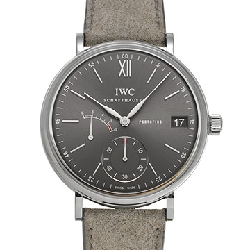 IWC ポートフィノ ハンドワインド 8デイズ IW510115 グレー メンズ 時計 【中古】【wristwatch】