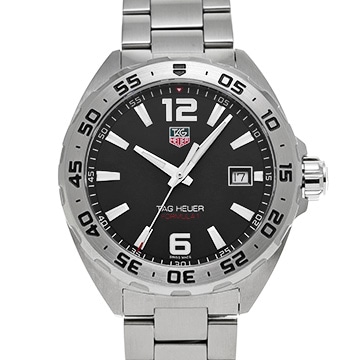 タグ ホイヤー フォーミュラ1 クォーツ WAZ1112.BA0875 ブラック メンズ 時計 【中古】【wristwatch】