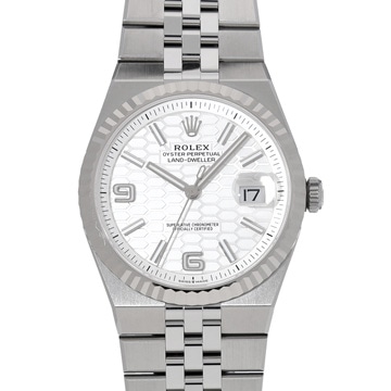 ロレックス ランドドゥエラー 40 127334 インテンスホワイト メンズ 時計 【中古】【wristwatch】