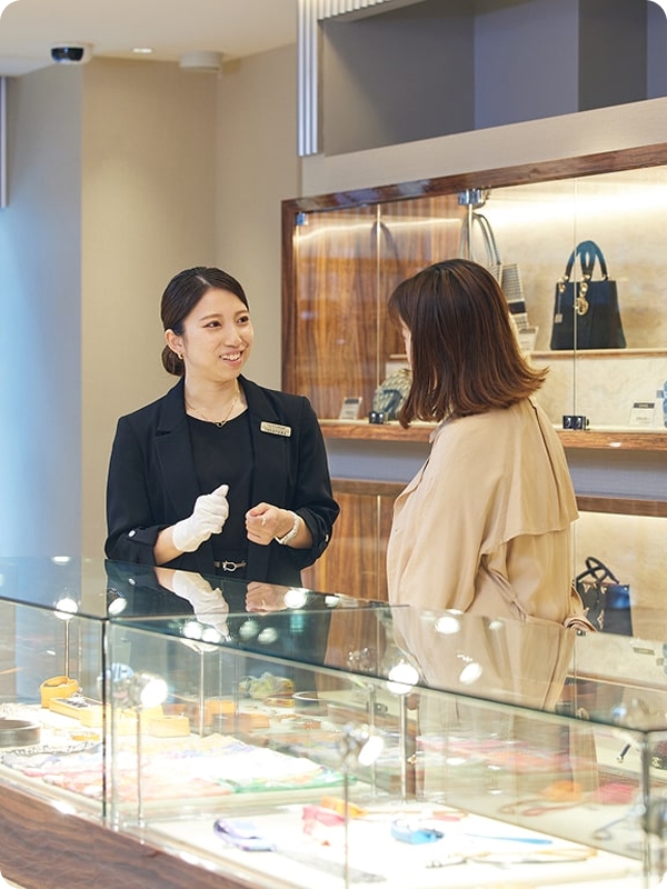 店舗での接客